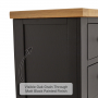 Cheshire Black Painted Oak 2 over 4 Drawer Tall Chest