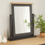 Cheshire Black Painted Oak Vanity Dressing Table Mirror