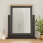 Cheshire Black Painted Oak Vanity Dressing Table Mirror