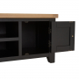 Cheshire Black Painted Oak Medium Widescreen TV Unit – Up to 60” TV Size