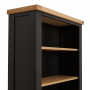 Cheshire Black Painted Oak Large Tall Bookcase