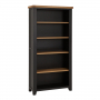 Cheshire Black Painted Oak Large Tall Bookcase