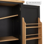 Cheshire Black Painted Oak Single Kitchen Larder Pantry Cupboard