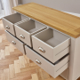 Cotswold Grey Painted 7 Drawer Wide Chest