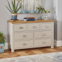 Cotswold Grey Painted 7 Drawer Wide Chest