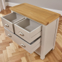 Cotswold Grey Painted 2 over 2 Drawer Chest