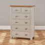 Cotswold Grey Painted 2 over 4 Drawer Chest