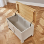 Cotswold Grey Painted Blanket Storage Box