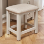 Cotswold Grey Pedestal Dressing Table Set with Mirror and Stool