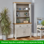 Cotswold Grey Painted Medium 2 Door 2 Drawer Sideboard