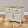 Cotswold Grey Painted Medium 2 Door 2 Drawer Sideboard