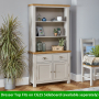 Cotswold Grey Painted Medium Dresser Top Only (to fit on Medium Sideboard and Hideaway Home Office)