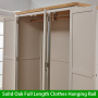 Cotswold Grey Painted Triple 3 Door Wardrobe with Mirror