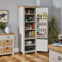 Cotswold Grey Painted Single Kitchen Larder Pantry Cupboard