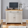 Cotswold Grey Painted Hideaway Computer Desk