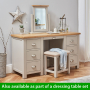 Cotswold Grey Painted Large Twin Pedestal Desk