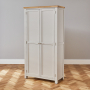 Cotswold Grey Painted Double Shaker Kitchen Pantry Cupboard