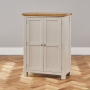 Cotswold Grey Painted Large Shoe Cupboard