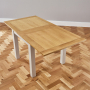 Cotswold Grey Square Flip Top Dining Table - Extending 85cm to 170cm