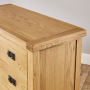 Hereford Rustic Oak Tall 4 Over 3 Drawer Chest