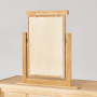 Hereford Rustic Oak Vanity Dressing Table Mirror