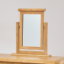 Hereford Rustic Oak Vanity Dressing Table Mirror