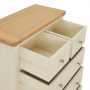 Marbury Cream Painted 2 over 3 Drawer Chest