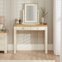 Marbury Cream Painted 2 Drawer Dressing Table Set with Mirror