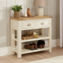 Marbury Cream Painted 2 Drawer Hall Console Table