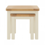 Marbury Cream Nest of 2 Side Tables