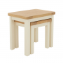 Marbury Cream Nest of 2 Side Tables