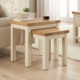 Marbury Cream Nest of 2 Side Tables