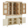 Marbury Cream Painted Triple Kitchen Larder Pantry Cupboard