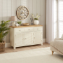 Marbury Cream Painted Large 3 Drawer 3 Door Sideboard