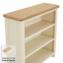 Marbury Cream Painted Small Low Bookcase