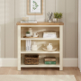 Marbury Cream Painted Small Low Bookcase