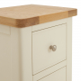 Marbury Cream Painted 2 Drawer Slim Bedside Table