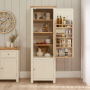 Marbury Cream Painted Single Kitchen Larder Pantry Cupboard