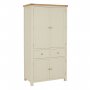 Marbury Cream Painted Double Kitchen Larder Pantry Cupboard