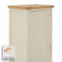 Marbury Cream Painted Single Hallway Coat & Shoe Cupboard