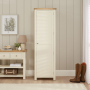 Marbury Cream Painted Single Hallway Coat & Shoe Cupboard