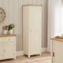 Marbury Cream Painted Single Shaker Kitchen Pantry Cupboard