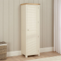 Marbury Cream Painted Single Shaker Linen Cupboard