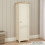 Marbury Cream Painted Single Shaker Linen Cupboard