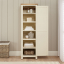 Marbury Cream Painted Single Shaker Linen Cupboard