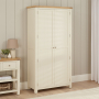 Marbury Cream Painted Double Hallway Coat & Shoe Cupboard