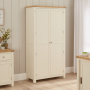 Marbury Cream Painted Double Shaker Kitchen Pantry Cupboard