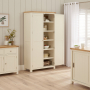 Marbury Cream Painted Double Shaker Kitchen Pantry Cupboard