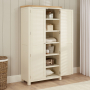 Marbury Cream Painted Double Shaker Linen Cupboard