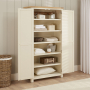 Marbury Cream Painted Double Shaker Linen Cupboard